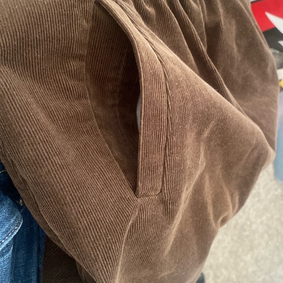 J.Crew Corduroy Mini Skirt | Brown | Side Pockets | Fall Classic Size 6 - Picture 9 of 10